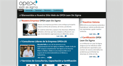 Desktop Screenshot of opex.com.mx