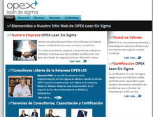 Tablet Screenshot of opex.com.mx